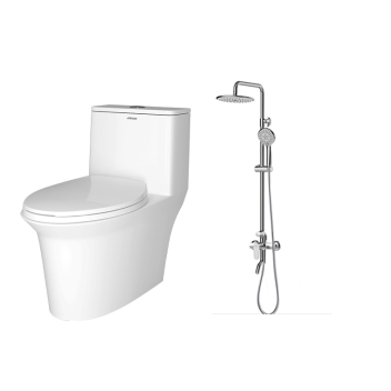 箭牌 卫浴两件套套餐 马桶AG1081+花洒AG3306
