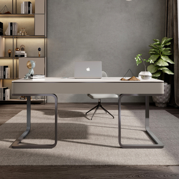 轻奢风岩板书桌 ZASZA-001