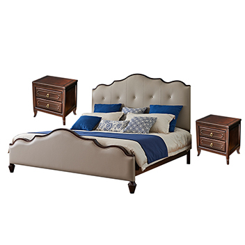 美式风格卧室套餐三件套  YS-3A22 YS-B05-【限购】