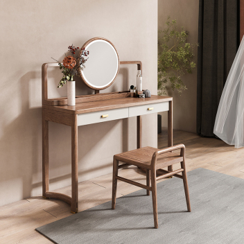 新中式实木梳妆台 ZASZT-002