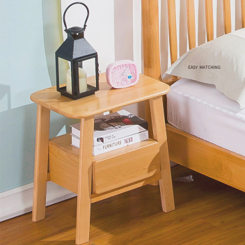 北欧风实木床头柜 ZACTG-004