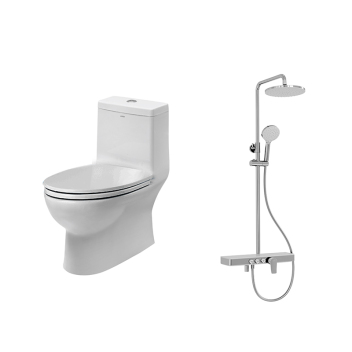箭牌 卫浴两件套套餐  马桶AG1078+花洒AG3315CP