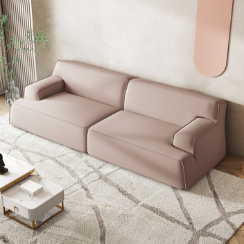 意式极简风磨砂绒沙发 ZASFB-052-ED