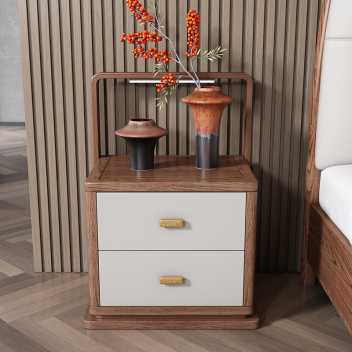新中式实木床头柜 ZACTG-007