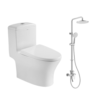 法恩莎 卫浴套餐两件套 马桶FB16191  +花洒F2M9069SC