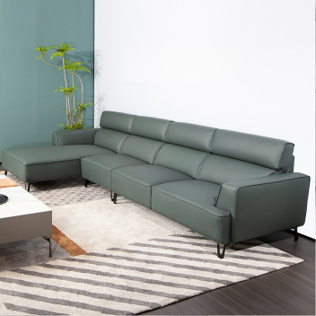 现代极简款真皮沙发 ZASFA-022-zayx