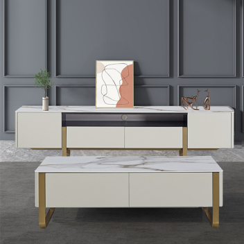 【城市之窗】现代轻奢风茶几电视柜组合 ZACJB-028 ZASGB-028-zayx