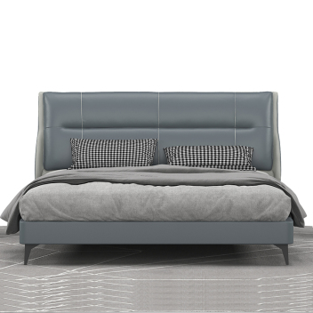 现代简约风真皮软床 ZARCA-026-zayx