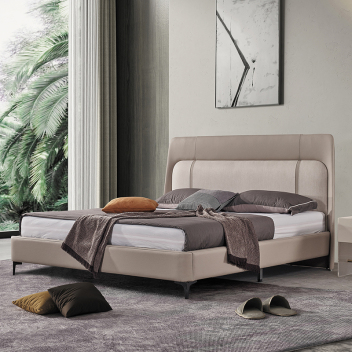 现代简约风纳帕皮革软床 ZARCA-032