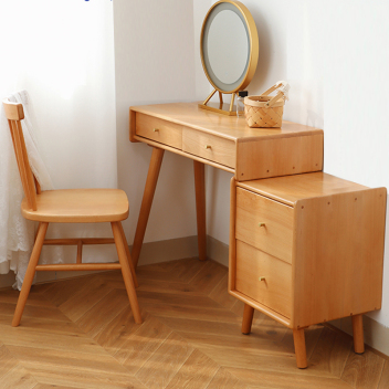 北欧风实木梳妆凳  ZACZY-015-1