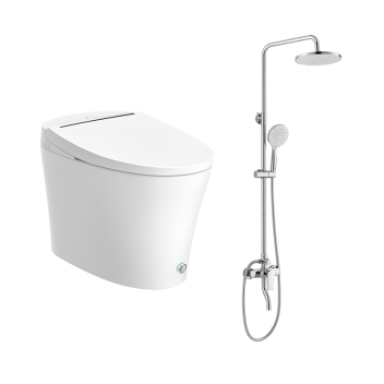 东鹏卫浴 马桶两件套 马桶 W834105TZQ/W834105FZQ +花洒 JJH2337AX