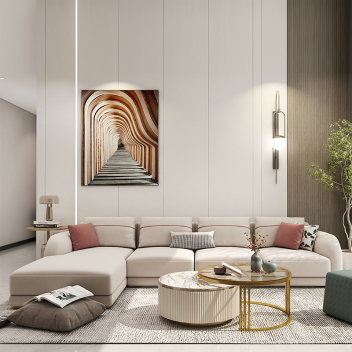 轻奢风纳帕皮革沙发  ZASFA-035-zayx