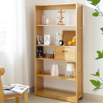 北欧风实木书柜 ZASG-001