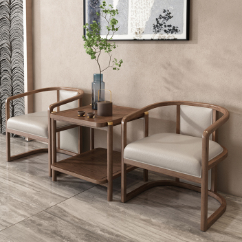 新中式实木茶凳 ZACD-002