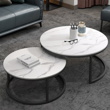 现代极简风岩板茶几 ZACJA-008