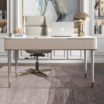 轻奢风岩板书桌 ZASZA-002