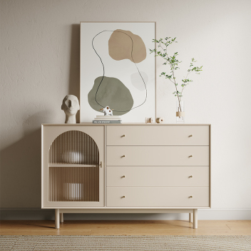 现代奶油风餐边柜 ZACBG-010