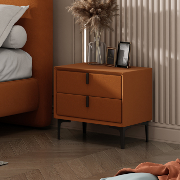 现代简约风床头柜 ZACTG-010（橙色）