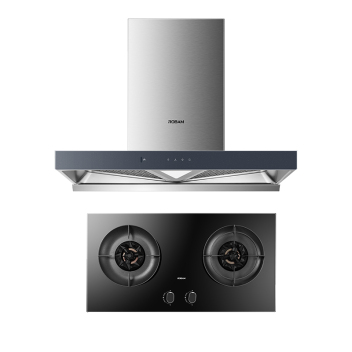 老板 顶吸烟灶套餐 烟机8633S+灶具9B312 -zayx