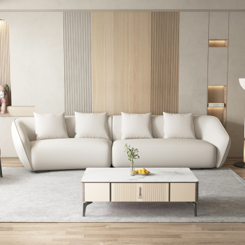 意式极简风纳帕皮革沙发 ZASFA-051 ZASFA-051P-ED