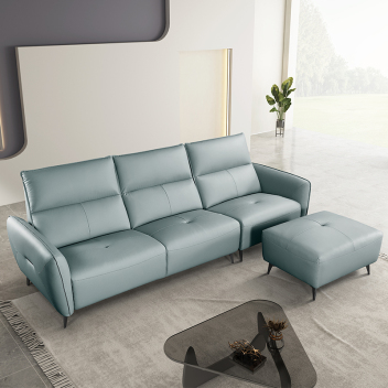 现代简约款真皮沙发 ZASFA-061-zayx