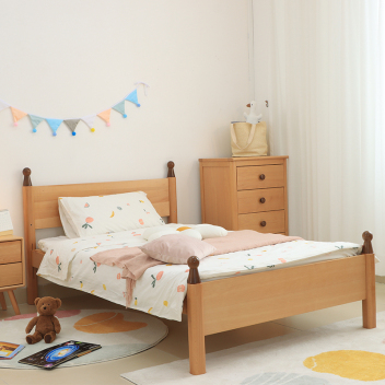 北欧风实木儿童床 ZASMC-009