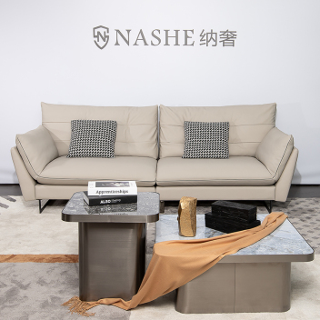 现代极简风真皮沙发 ZASFA-020