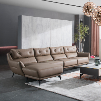 现代简约款真皮沙发 ZASFA-017