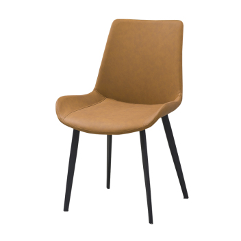 现代极简风岩板伸缩功能餐桌椅 05# 橙色