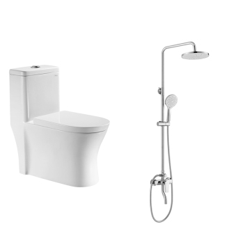 东鹏 卫浴两件套套餐 马桶W205105TYQ+花洒JJH2337AX