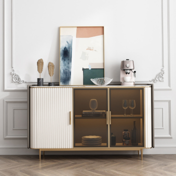 轻奢风岩板餐边柜 ZACBG-004