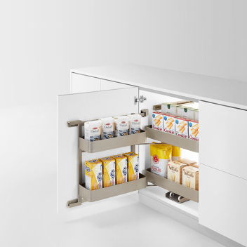 诺米 魅影系列 600柜地柜联动拉篮 主架2020008C+地柜2020178