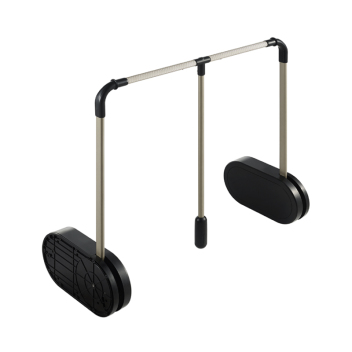 悍高 希勒 阻尼升降衣物架 钴铂金 柜体900-1100