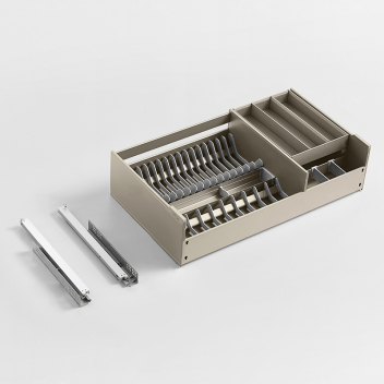 诺米 魅影系列 双层碗碟拉篮